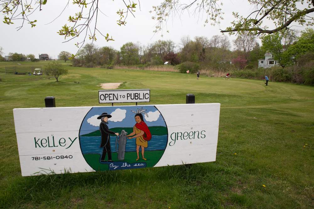 In advance of big storms, Nahant pumps out a pond on this low-lying golf course. In advance of big storms, Nahant pumps out a pond on this low-lying golf course.